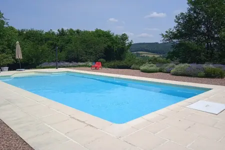 Vue de Pannecière, Ravissante maison de vacances à Chaumard avec piscine privée - Photo 53