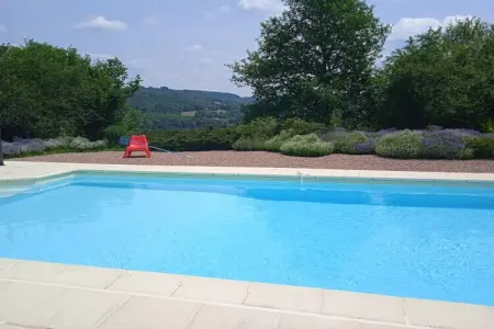 Vue de Pannecière, Ravissante maison de vacances à Chaumard avec piscine privée - Photo 54