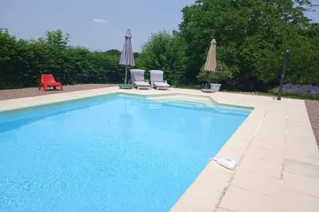 Vue de Pannecière, Ravissante maison de vacances à Chaumard avec piscine privée - Photo 55