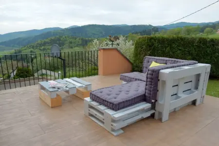 Le Panorama, Villa moderne à Fellering avec piscine privée - Photo 5