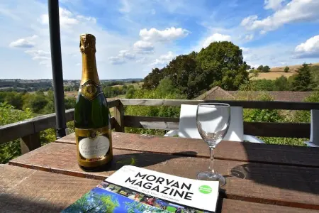 Gite 6 pers Bellevue - Le-Chardonneret, Maison de vacances spacieuse avec piscine à Cuzy - Photo 22