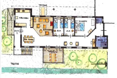 Gite 6 pers Bellevue - Le-Chardonneret, Maison de vacances spacieuse avec piscine à Cuzy - Photo 24