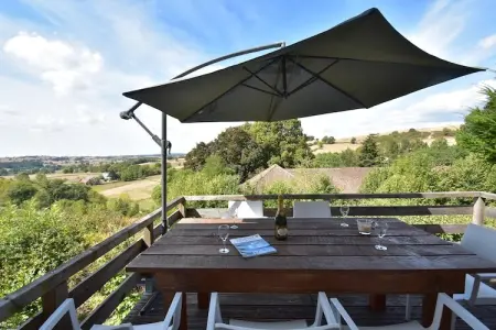 Gite 6 pers Bellevue - Le-Chardonneret, Maison de vacances spacieuse avec piscine à Cuzy - Photo 25