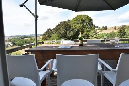 Gite 6 pers Bellevue - Le-Chardonneret, Maison de vacances spacieuse avec piscine à Cuzy - Photo 26