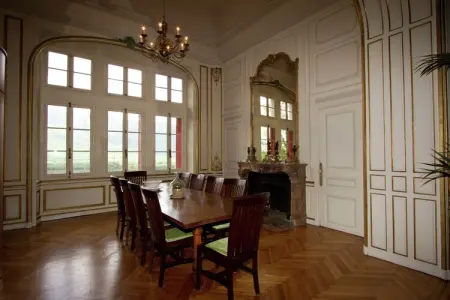 Grand Salon, Château confortable avec piscine à Serrières-en-Chautagne - Photo 3