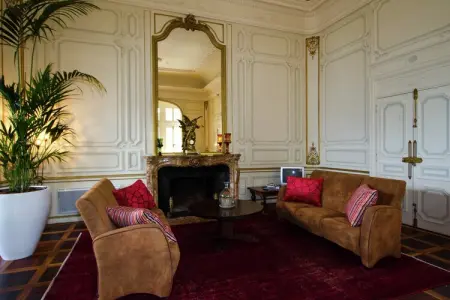 Grand Salon, Château confortable avec piscine à Serrières-en-Chautagne - Photo 12