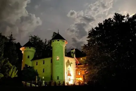 La Luna, Château confortable avec piscine à Serrières-en-Chautagne - Photo 36