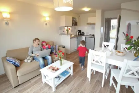 Résidence les Villas de la Baie 1, Charmante maison avec baignoire, située sur la côte normande - Photo 8