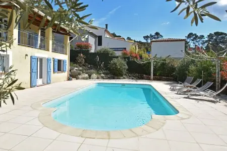 Villa Vida, Confortable villa avec piscine privée, 30km de la côte d'Azur - Photo 12