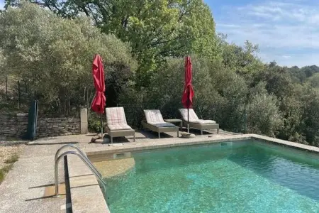 La Valmasque, Maison de style avec piscine chauffée et clim à Lacoste - Photo 14