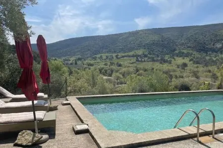 La Valmasque, Maison de style avec piscine chauffée et clim à Lacoste - Photo 16