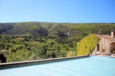 La Valmasque, Maison de style avec piscine chauffée et clim à Lacoste - Photo 27