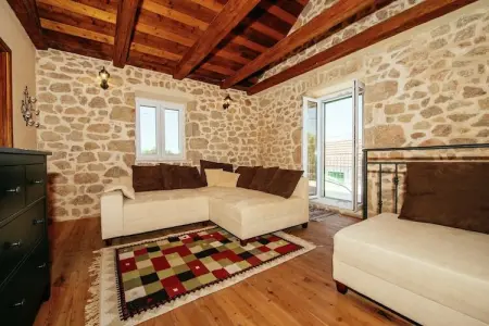 Casa Gracia, Une belle maison en pierre avec vue sur la montagne à Zaton - Photo 8