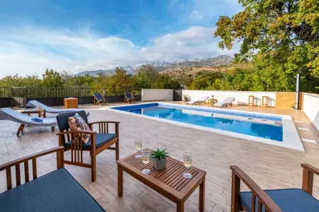 Casa Gracia, Une belle maison en pierre avec vue sur la montagne à Zaton - Photo 37