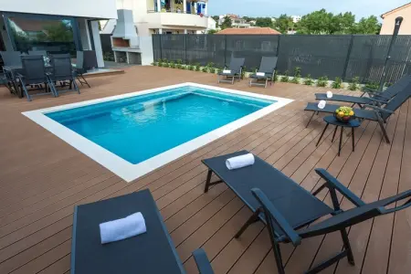 Villa Tuta, Villa de luxe à Pakoštane avec piscine - Photo 6