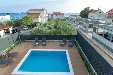 Villa Tuta, Villa de luxe à Pakoštane avec piscine - Photo 8