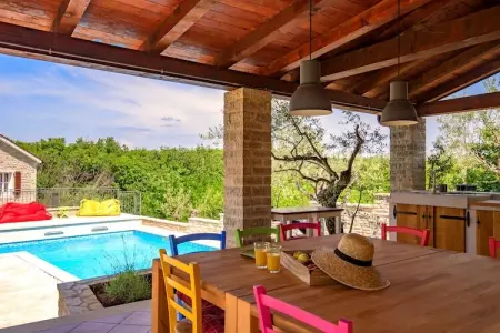 Villa Artien, Magnifique villa à Baderna avec piscine privée - Photo 8