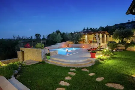 Villa Artien, Magnifique villa à Baderna avec piscine privée - Photo 33