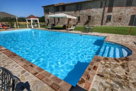 Casa Visietto, Manoir moderne avec piscine à Pian di San Martino - Photo 6
