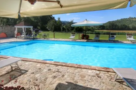 Casa Visietto, Manoir moderne avec piscine à Pian di San Martino - Photo 26