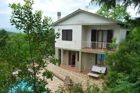 Sassetta Castagno, Spacieuse maison de vacances à Val Canina avec piscine - Photo 6