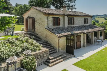 Villa Anna, Villa de campagne avec 2 tourbillons extérieurs et piscine chauffée - Photo 6