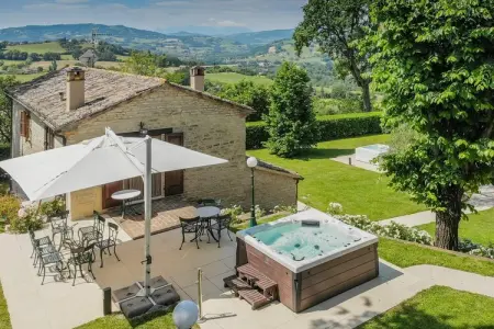 Villa Anna, Villa de campagne avec 2 tourbillons extérieurs et piscine chauffée - Photo 7
