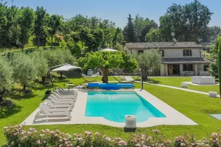 Villa Anna, Villa de campagne avec 2 tourbillons extérieurs et piscine chauffée - Photo 35