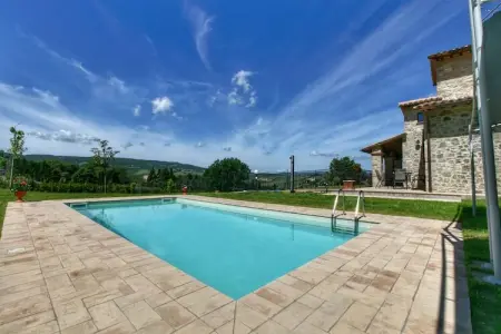 Villa Due Olive, Luxueuse villa avec piscine privée à Vasciano, Ombrie - Photo 2