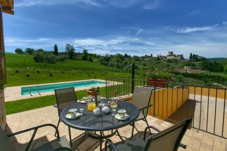 Villa Due Olive, Luxueuse villa avec piscine privée à Vasciano, Ombrie - Photo 8