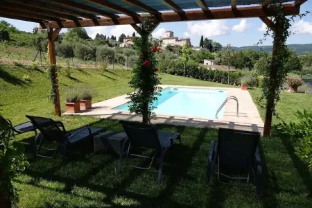 Villa Due Olive, Luxueuse villa avec piscine privée à Vasciano, Ombrie - Photo 9