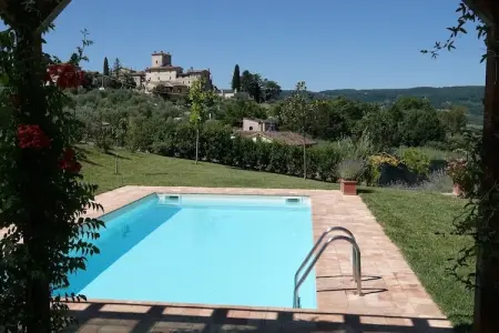 Villa Due Olive, Luxueuse villa avec piscine privée à Vasciano, Ombrie - Photo 34