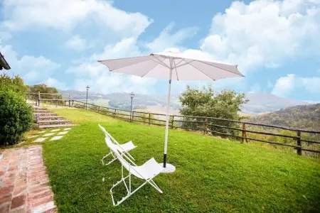 Il Belvedere, Magnifique villa avec piscine commune à Sermugnano - Photo 5