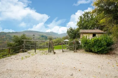 Il Belvedere, Magnifique villa avec piscine commune à Sermugnano - Photo 9