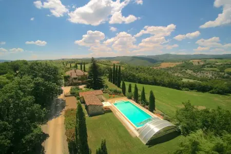 Villa Fiorella Dieci, Villa luxueuse avec piscine privée à San Venanzo - Photo 7