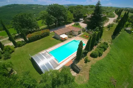 Villa Fiorella Dieci, Villa luxueuse avec piscine privée à San Venanzo - Photo 8