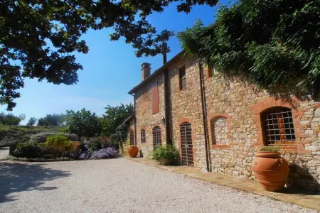 Villa Fiorella Dieci, Villa luxueuse avec piscine privée à San Venanzo - Photo 12