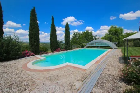 Villa Fiorella Dieci, Villa luxueuse avec piscine privée à San Venanzo - Photo 24