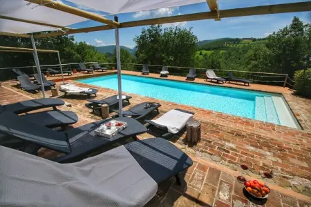 Ottodenari, Maison de campagne de luxe avec piscine à Umbertide - Photo 4