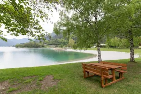 Villa Etti Bilo - Fronte Lago, Charmante maison de vacances près du lac Ledro pour 6, parc - Photo 25