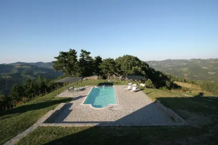 La Collinaccia, Vaste villa à Tredozio en Toscane avec vue panoramique - Photo 31