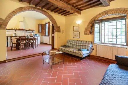 Loggia, Maison de vacances cosy avec piscine en Toscane - Photo 4