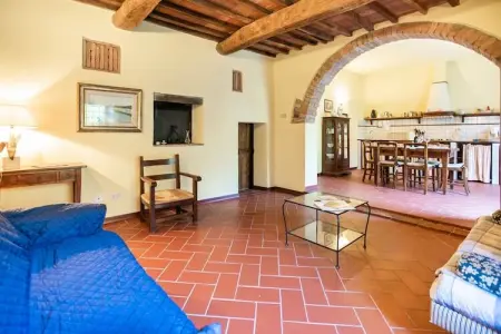 Loggia, Maison de vacances cosy avec piscine en Toscane - Photo 12