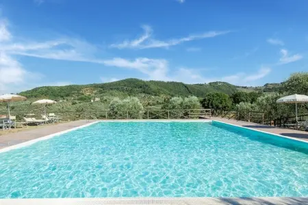 La Casa dei Due Olivi, Ferme rustique à San Baronto avec piscine - Photo 16