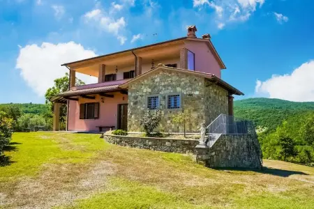 Villa Nonno, Villa exotique à Pieve San Giovanni avec piscine - Photo 5