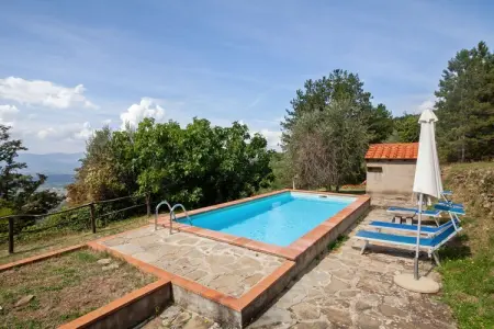 Belvedere Acacie, Ferme rustique à Castelfranco Piandiscò avec vue panoramique - Photo 11