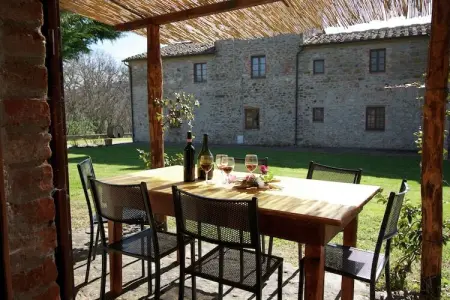 San Martino, Vaste maison de vacances à Bucine avec piscine privée - Photo 21