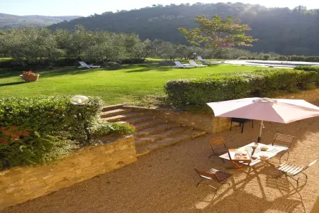 Podere Pulicciano Orciaia, Appartement cosy à Castelfranco di Sopra, pelouse et piscine - Photo 4