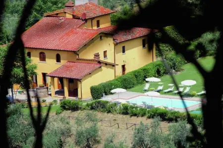 Podere Pulicciano Orciaia, Appartement cosy à Castelfranco di Sopra, pelouse et piscine - Photo 8