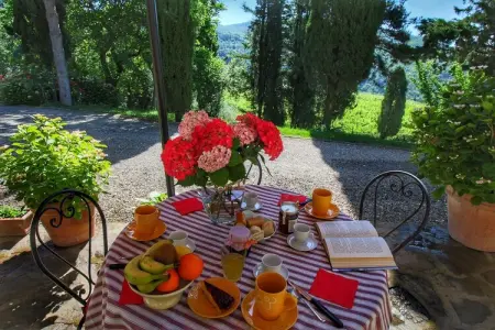 Caprifoglia, Ferme contemporain à Loro Ciuffenna avec piscine - Photo 28